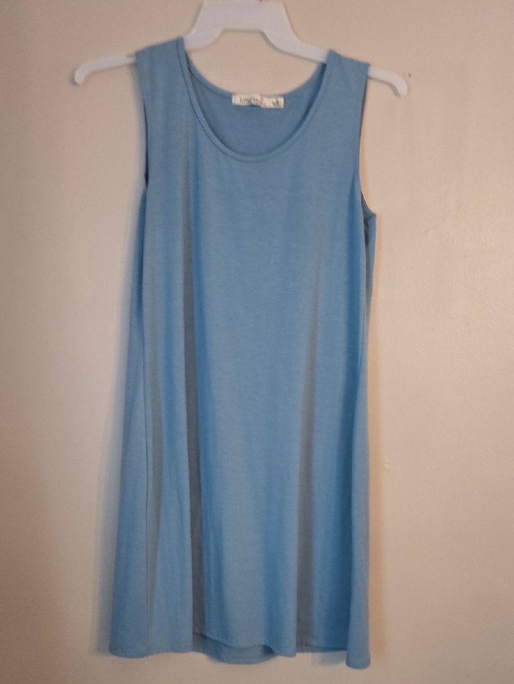 Liberty Love - Light Blue Sleeveless Swing Dress